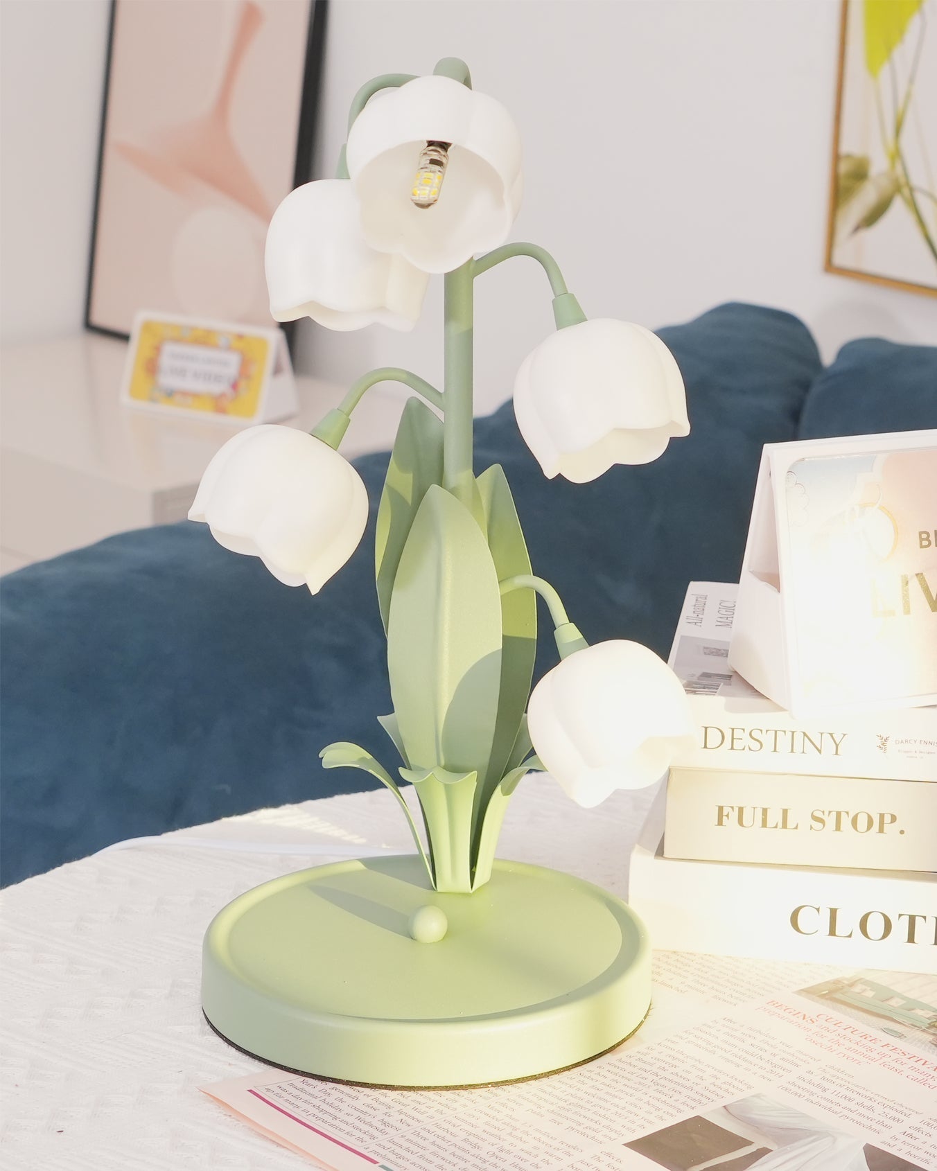 Tafellamp Orchidee – Elegante Bloemvormige Sfeerlamp Ø18 x H36 cm