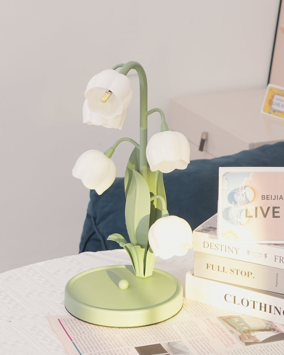 Tafellamp Orchidee – Elegante Bloemvormige Sfeerlamp Ø18 x H36 cm