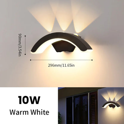 Buitenlamp Wand Zwart – Waterdichte LED Wandlantaarn IP66 voor Gevel & Balkon