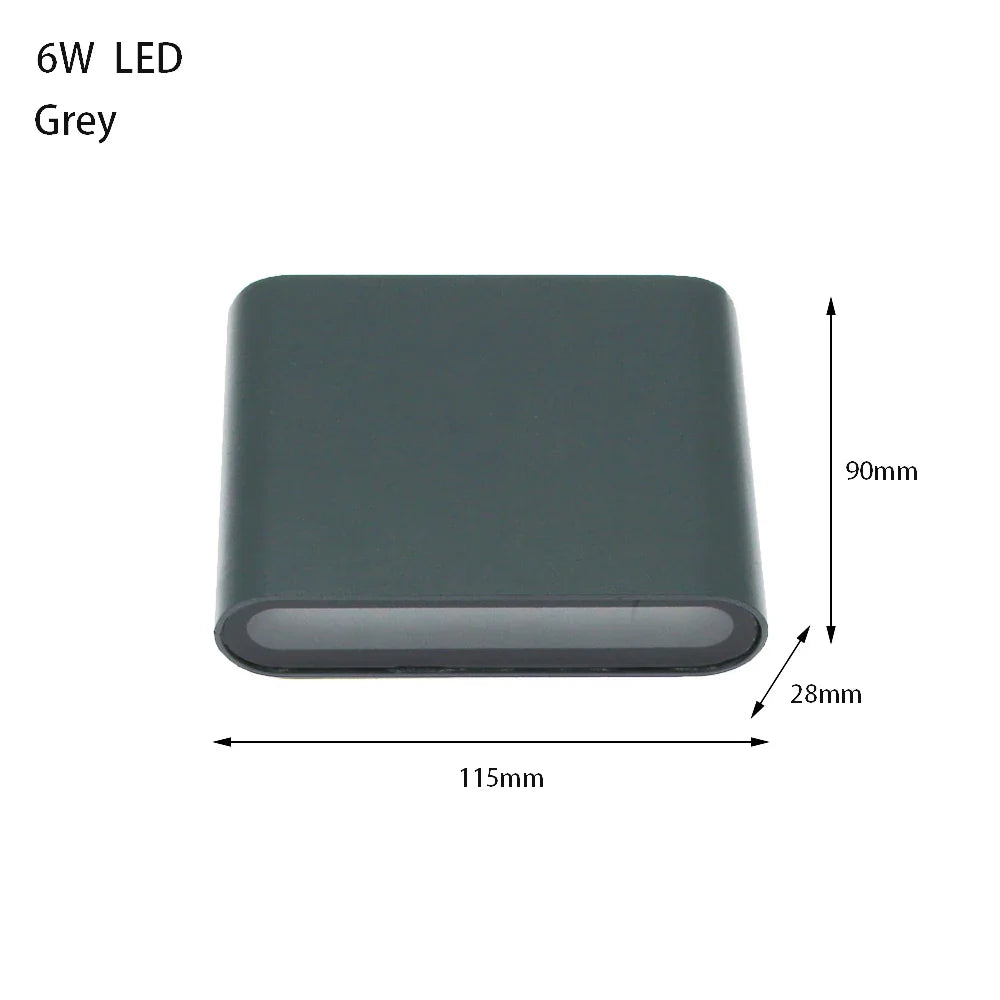 Buitenlamp Wand LED – Waterdichte Aluminium Wandlamp voor Binnen & Buiten