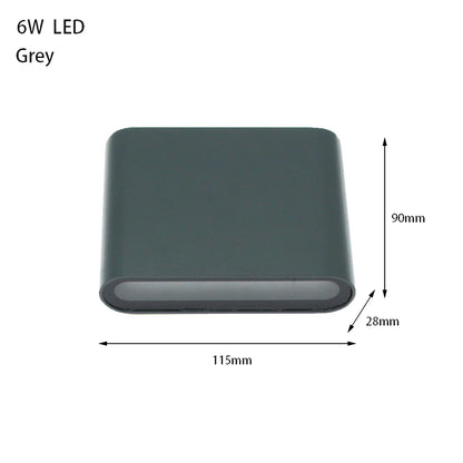 Buitenlamp Wand LED – Waterdichte Aluminium Wandlamp voor Binnen & Buiten