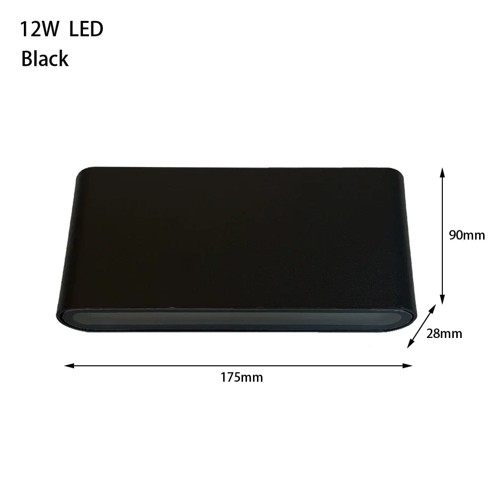 Buitenlamp Wand LED – Waterdichte Aluminium Wandlamp voor Binnen & Buiten
