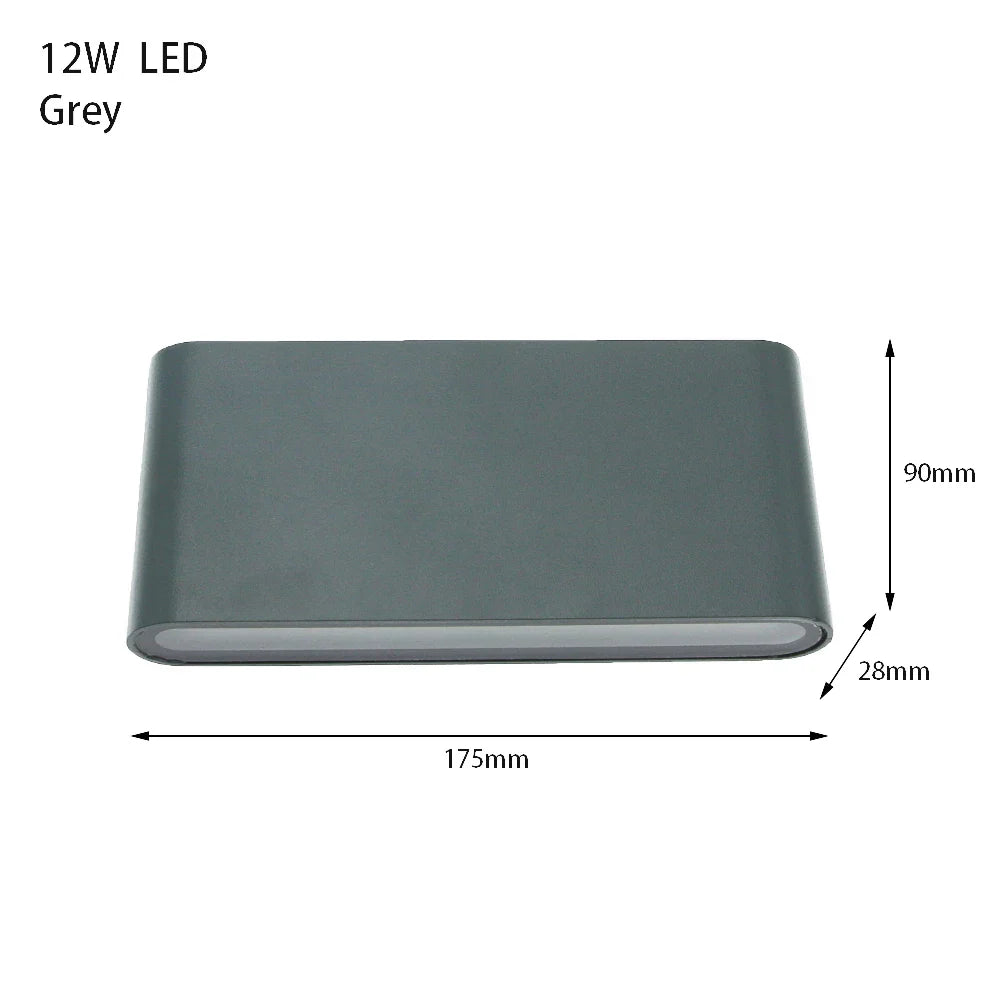 Buitenlamp Wand LED – Waterdichte Aluminium Wandlamp voor Binnen & Buiten
