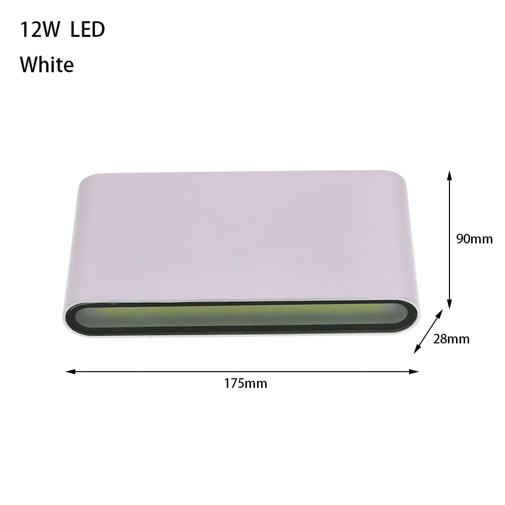 Buitenlamp Wand LED – Waterdichte Aluminium Wandlamp voor Binnen & Buiten