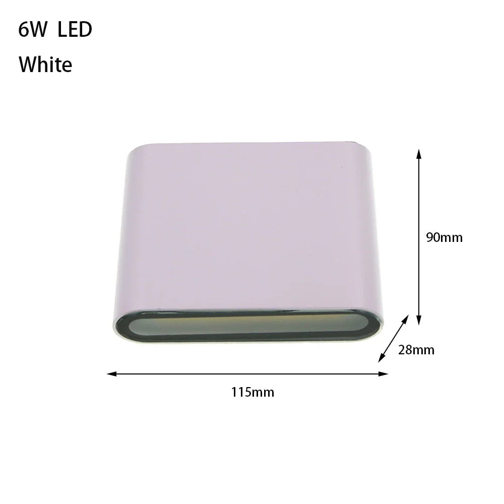 Buitenlamp Wand LED – Waterdichte Aluminium Wandlamp voor Binnen & Buiten