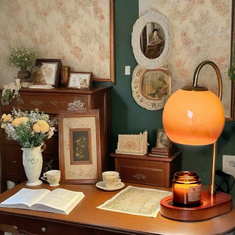 Kaarsenwarmer Lamp Dimbaar – Vlamloze Wax Smeltlamp voor Geurkaarsen
