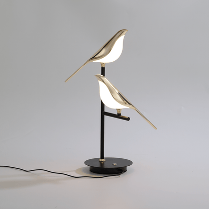 Wandlamp Vogel Goud – Moderne Nordic LED Wandlamp voor Slaapkamer & Woonkamer