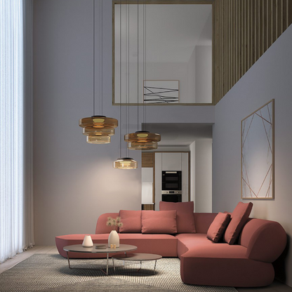 Hanglamp Glas Bauhaus – Gekleurde Glazen Bollen in 6 Maten
