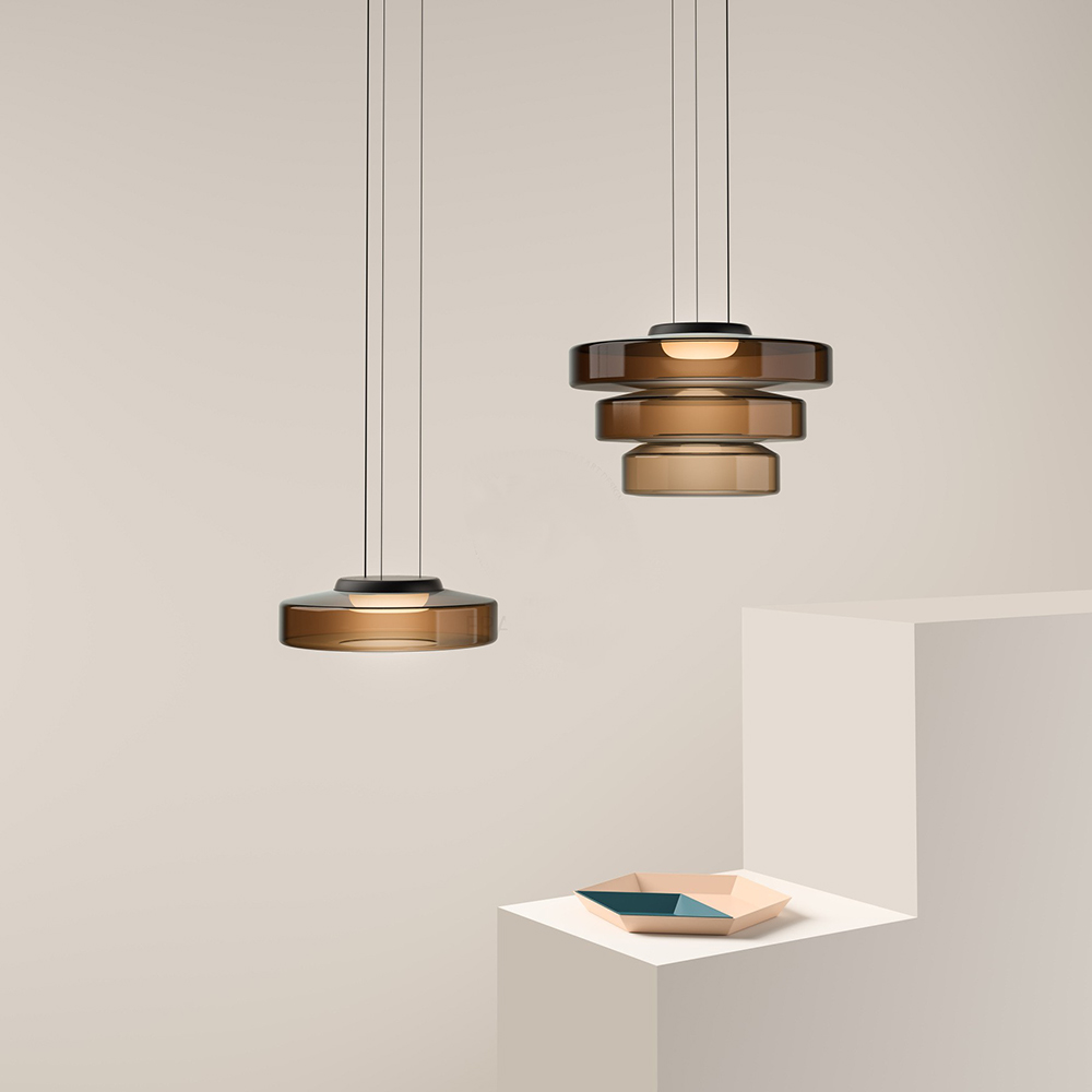 Hanglamp Glas Bauhaus – Gekleurde Glazen Bollen in 6 Maten