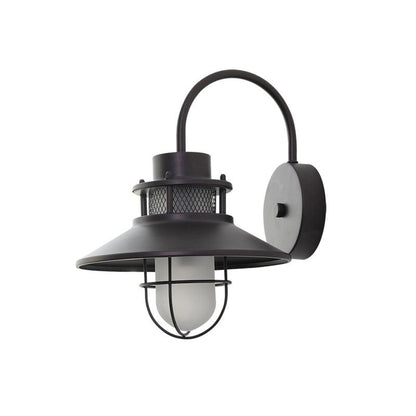 Buitenlamp Wand Industrieel – Waterdichte Zwarte Wandlamp met Glas voor Gevel