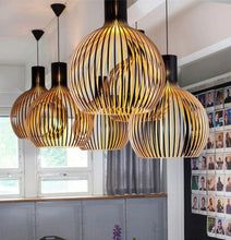 Hanglamp Hout Handgemaakt – Natuurlijke Scandinavische Houten Plafondlamp