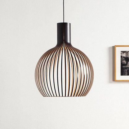 Hanglamp Hout Handgemaakt – Natuurlijke Scandinavische Houten Plafondlamp