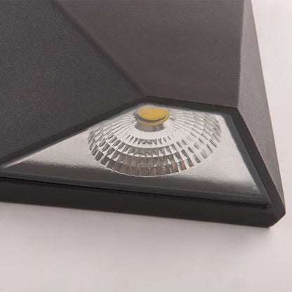 Buitenlamp Wand Zwart 5W – Waterdichte Aluminium LED Wandlamp voor Gevel