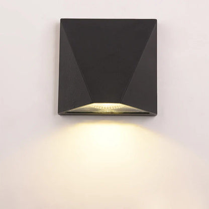 Buitenlamp Wand Zwart 5W – Waterdichte Aluminium LED Wandlamp voor Gevel