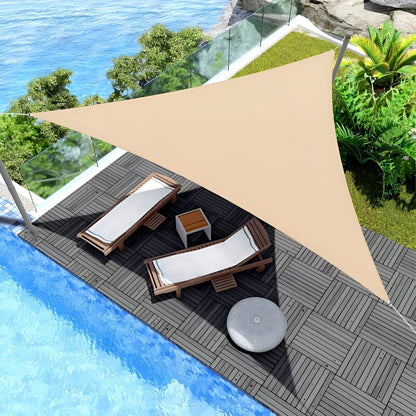 Schaduwdoek Driehoek Waterdicht – UV-werend Zonnezeil voor Tuin & Terras