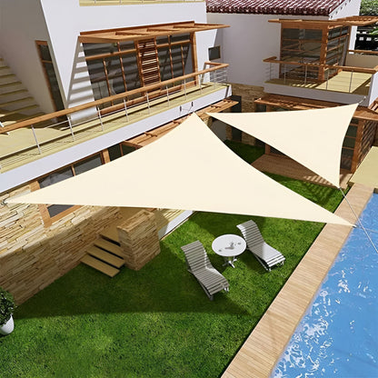 Schaduwdoek Driehoek Waterdicht – UV-werend Zonnezeil voor Tuin & Terras