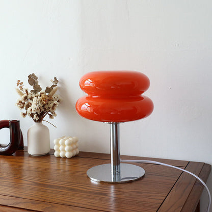 Tafellamp Glas Italiaans Design – Moderne Retro Sfeerlamp voor Woonkamer