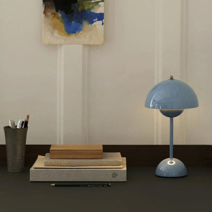Mushroom Pod Tafellamp Oplaadbaar – Draadloze Dimbare LED Nachtlamp met Touch