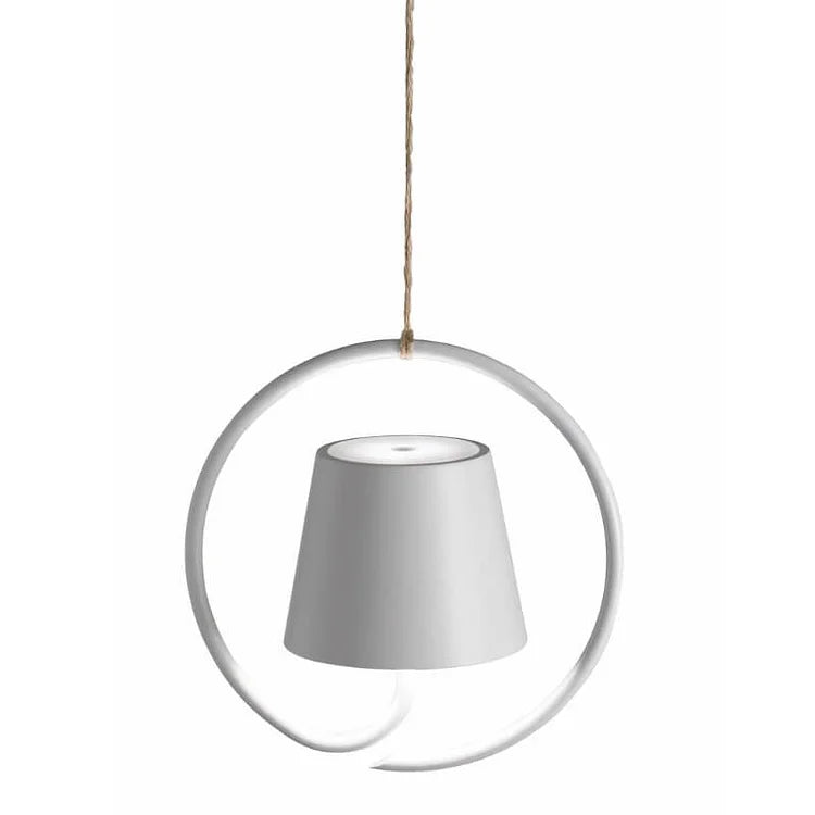 Oplaadbare Hanglamp Draadloos – Minimalistische LED Pendel voor Eettafel & Terras
