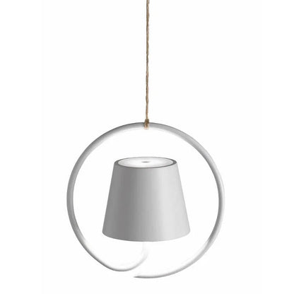 Oplaadbare Hanglamp Draadloos – Minimalistische LED Pendel voor Eettafel & Terras