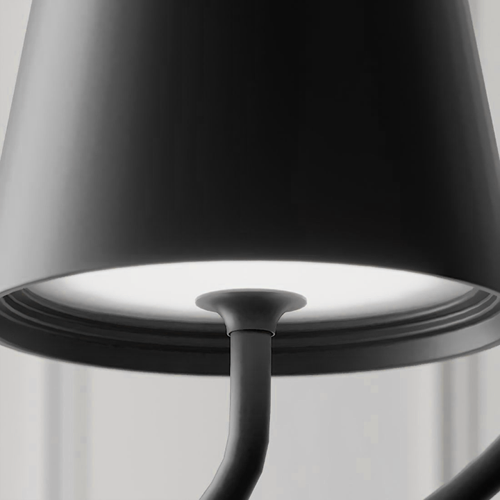 Oplaadbare Hanglamp Draadloos – Minimalistische LED Pendel voor Eettafel & Terras