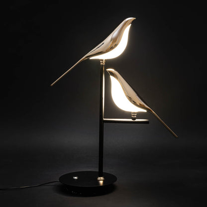 Wandlamp Vogel Goud – Moderne Nordic LED Wandlamp voor Slaapkamer & Woonkamer