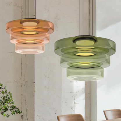 Hanglamp Glas Bauhaus – Gekleurde Glazen Bollen in 6 Maten