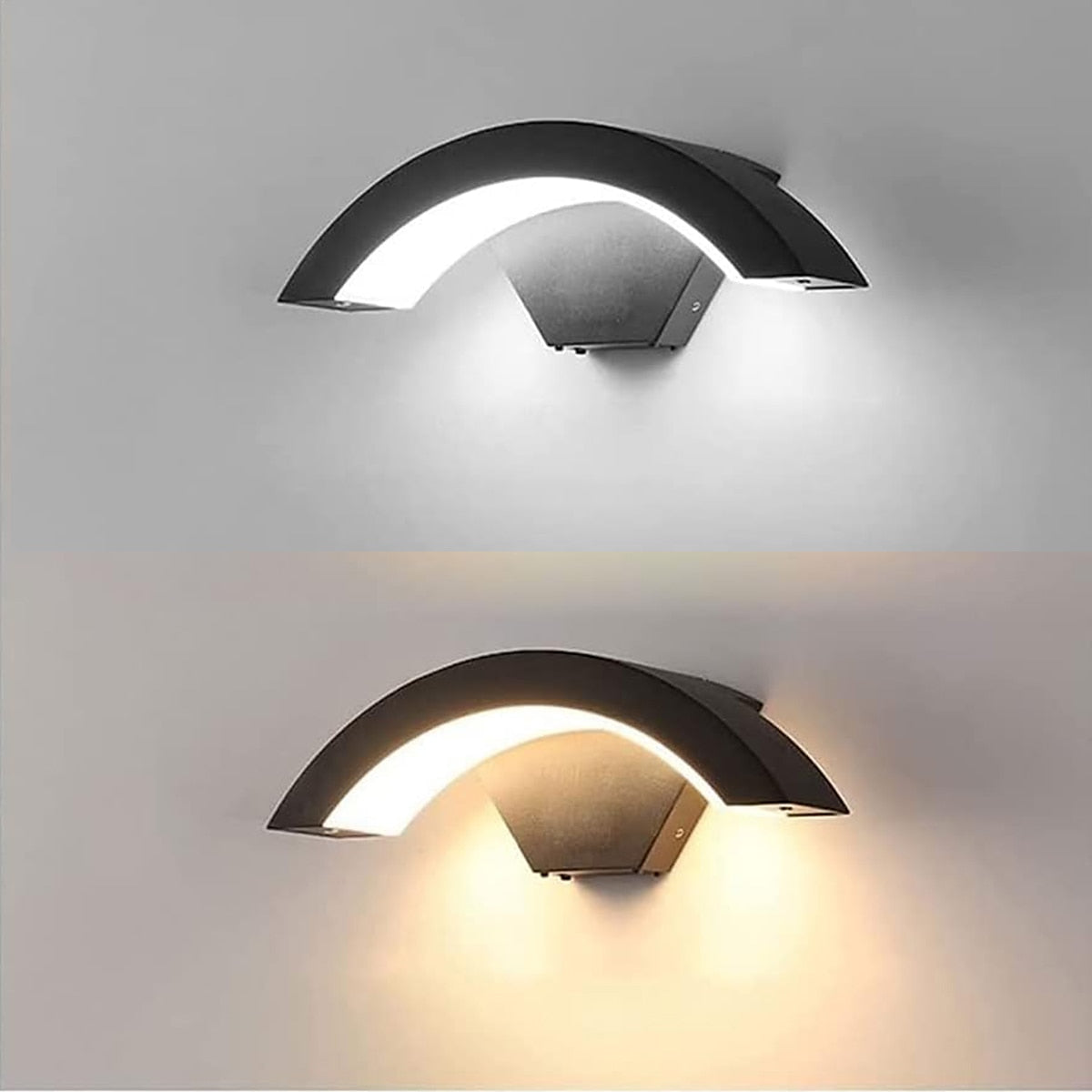 Buitenlamp Wand LED – IP65 Waterdichte Wandlamp voor Gevel & Tuin, Zwart