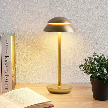 Oplaadbare Tafellamp Aluminium – Draadloze Dimbare LED Sfeerlamp, Slank Design