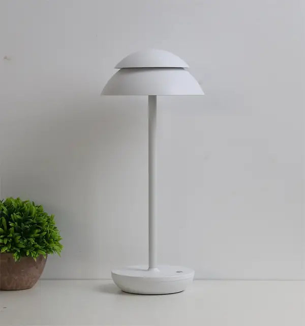 Oplaadbare Tafellamp Aluminium – Draadloze Dimbare LED Sfeerlamp, Slank Design