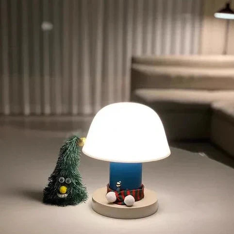 Mushroom Tafellamp Oplaadbaar – Draadloze Dimbare LED Paddenstoellamp met Touch