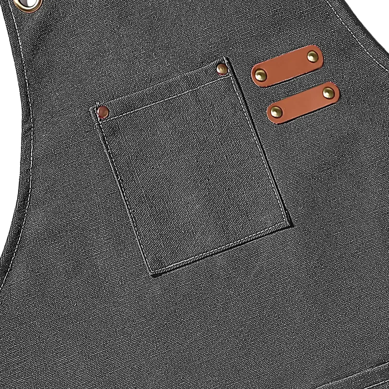 Keukenschort Canvas – Unisex Kookschort voor Koken, BBQ & Werk, Verstelbaar