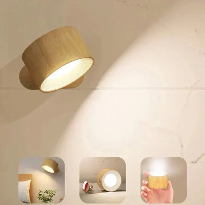 Oplaadbare LED Wandlamp USB – Draadloos met Touch- of Afstandsbediening