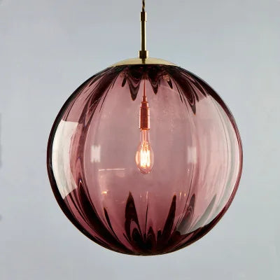 Hanglamp Glasbol Nordic – Kleurrijke Pendant voor Eetkamer & Woonkamer