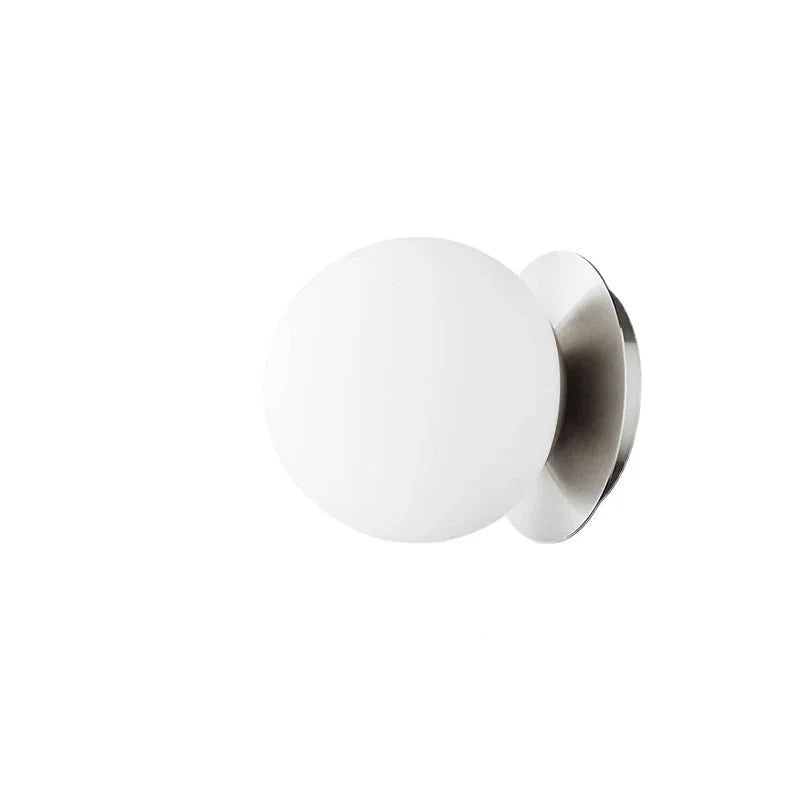 Wandlamp Glazen Bol – Minimalistische Nordic Sconce voor Badkamer & Slaapkamer