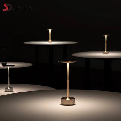 Oplaadbare Tafellamp Touch Dimbaar – Draadloze LED Sfeerlamp van Aluminium