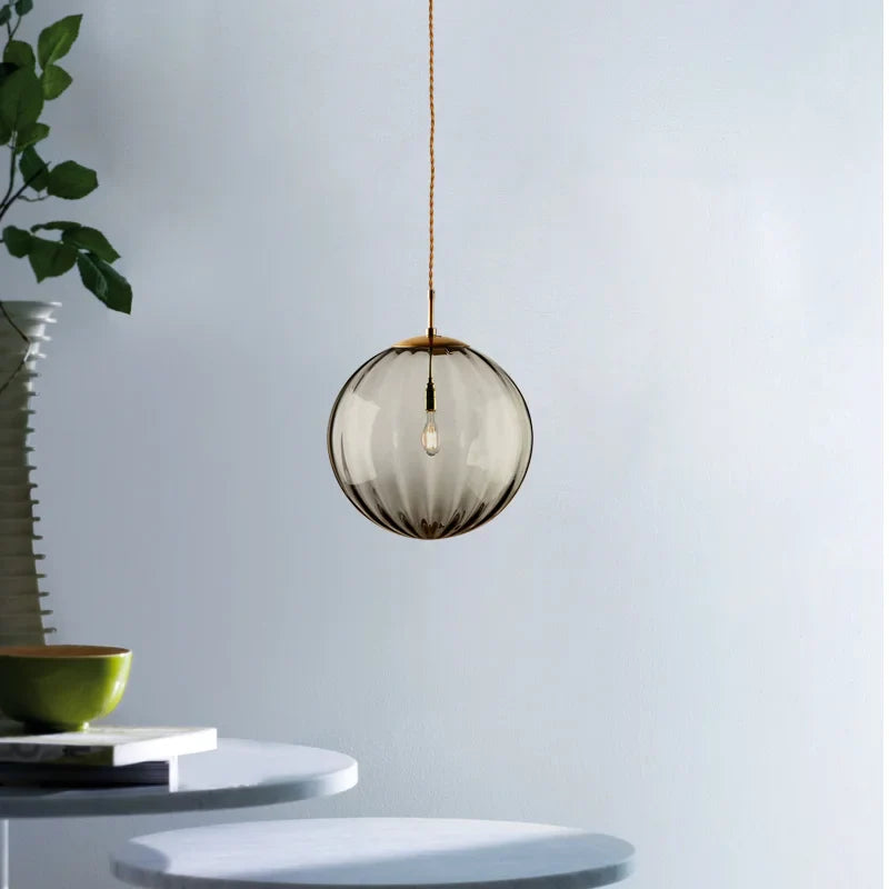Hanglamp Glasbol Nordic – Kleurrijke Pendant voor Eetkamer & Woonkamer
