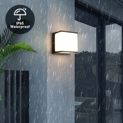 Buitenlamp Wand Kubus – Moderne Waterdichte LED Wandlamp voor Gevel & Tuin