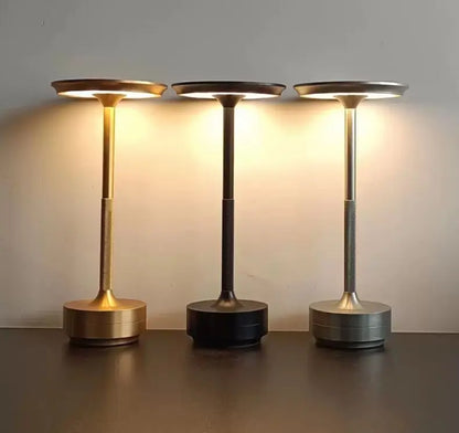 Oplaadbare Tafellamp Touch Dimbaar – Draadloze LED Sfeerlamp van Aluminium