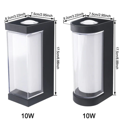 Buitenlamp Wand Up & Down – Waterdichte LED Wandlamp voor Gevel & Tuin