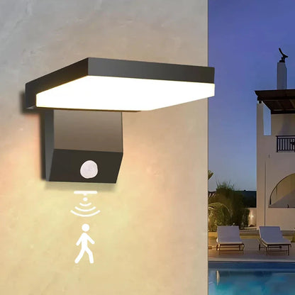 Buitenlamp Wand met Bewegingssensor – IP65 Waterdichte LED Wandlamp voor Gevel