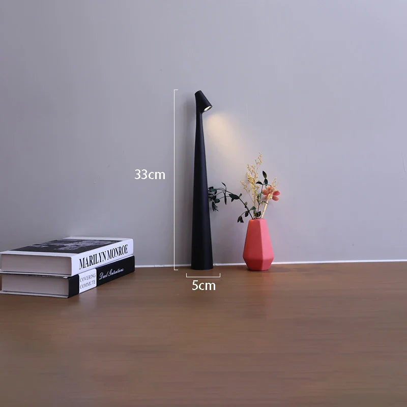 Tafellamp LED Oplaadbaar – Draadloze Dimbare Sfeerlamp met Touchbediening