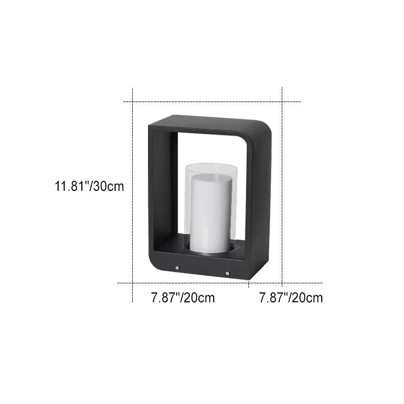Solar Buitenlamp Vierkant – Waterdichte LED Tuinlamp op Zonne-energie, 3 Maten