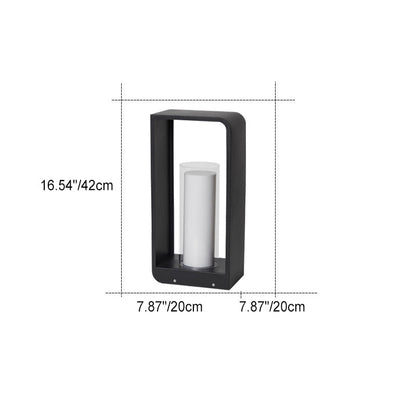 Solar Buitenlamp Vierkant – Waterdichte LED Tuinlamp op Zonne-energie, 3 Maten