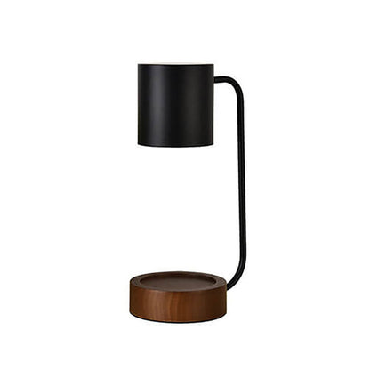Kaarsverwarmer Lamp Japans Minimalistisch – Dimbare Wax Smeltlamp met Houten Voet
