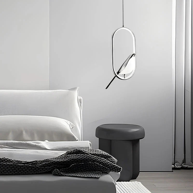 Hanglamp Vogel Design – Moderne Nordic LED Plafondlamp voor Eetkamer & Woonkamer