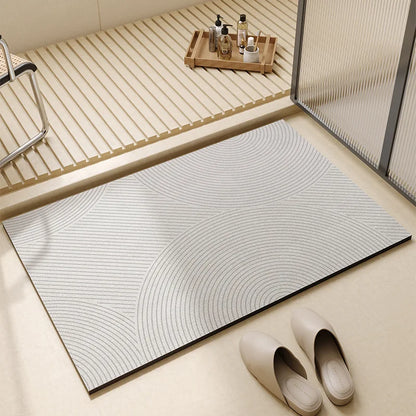 Badmat Absorberend Sneldrogend – Antislip Badkamermat, Diverse Formaten