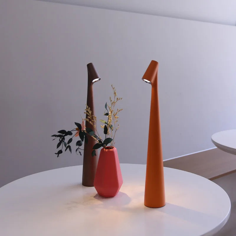 Tafellamp LED Oplaadbaar – Draadloze Dimbare Sfeerlamp met Touchbediening