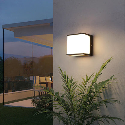 Buitenlamp Wand Kubus – Moderne Waterdichte LED Wandlamp voor Gevel & Tuin