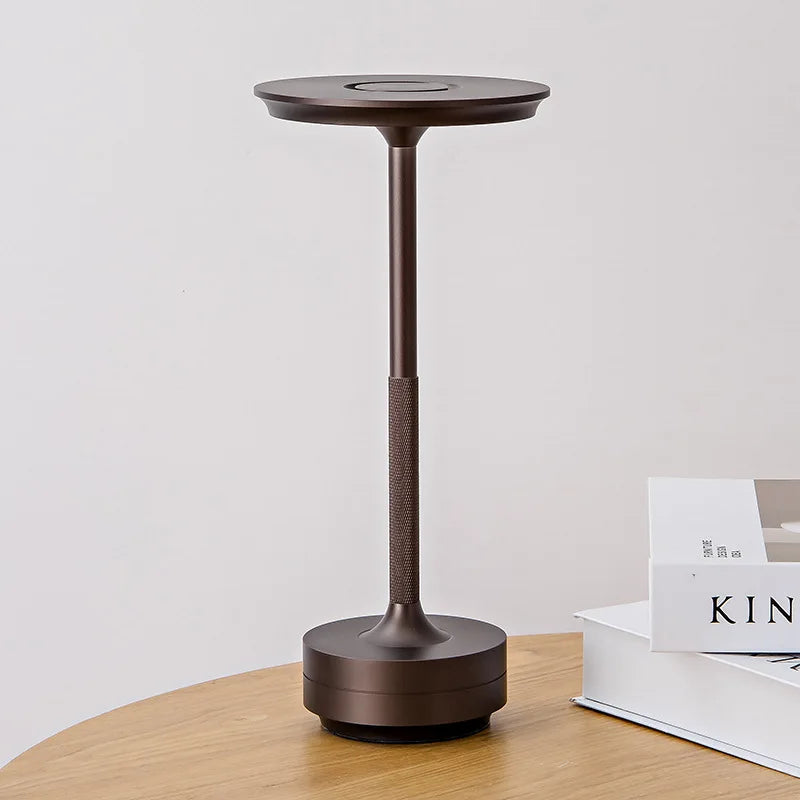 Oplaadbare Tafellamp Touch Dimbaar – Draadloze LED Sfeerlamp van Aluminium